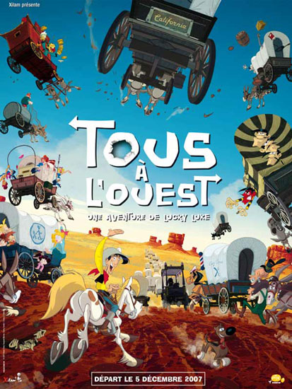 Путешествие на запад / Tous a l'Ouest: Une aventure de Lucky Luke (2007) BDRip
